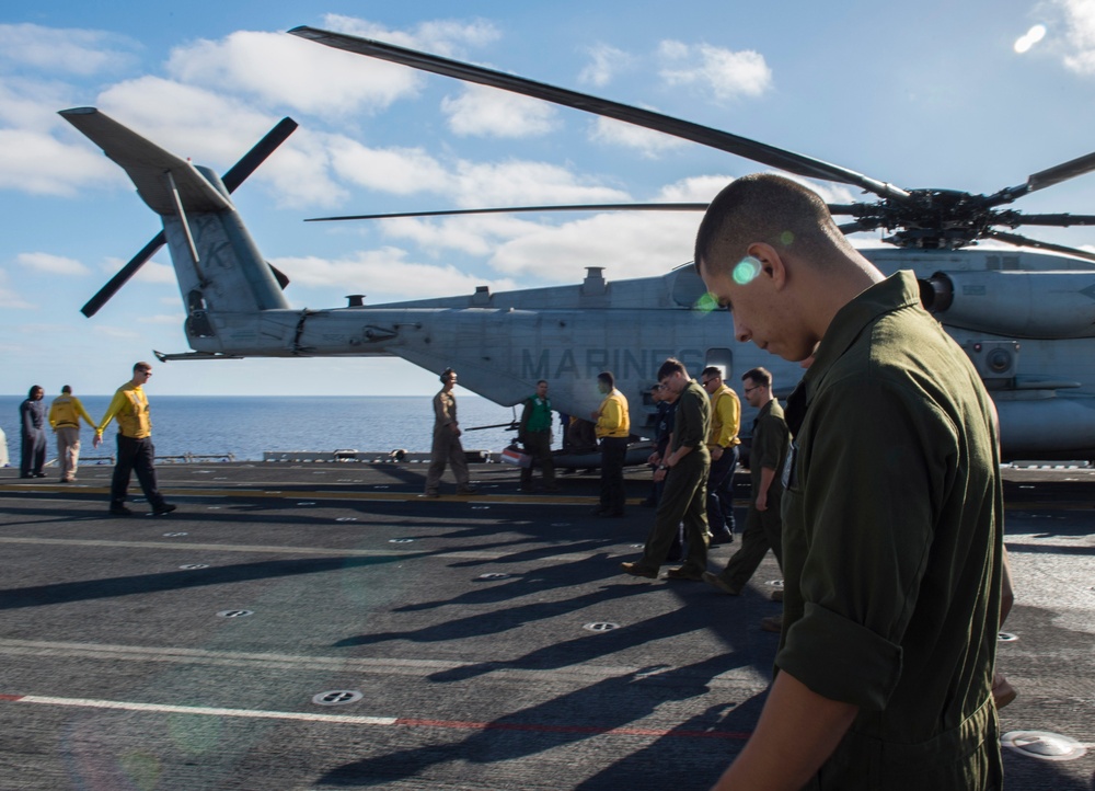 USS Boxer action