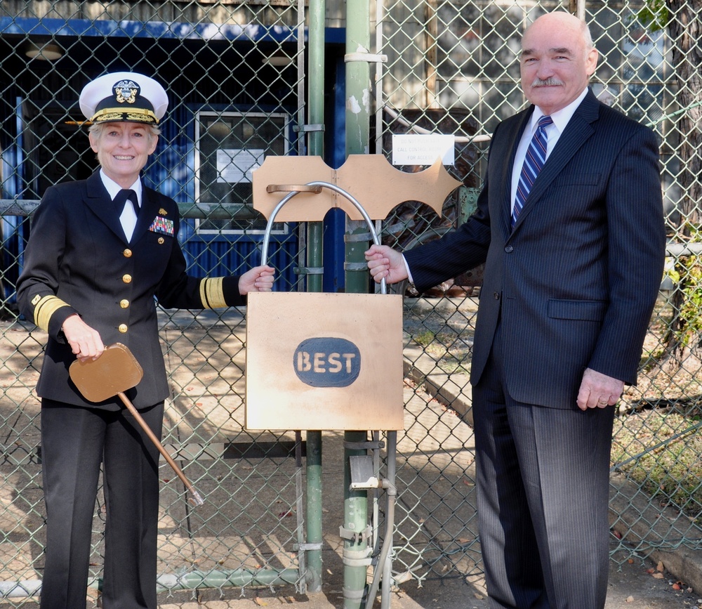 Goddard Power Plant  decommissioning ceremony