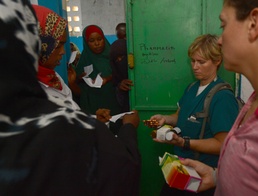Civil affairs, Djiboutian medical personnel provide specialty care