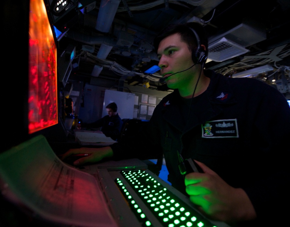 USS New Orleans combat information center