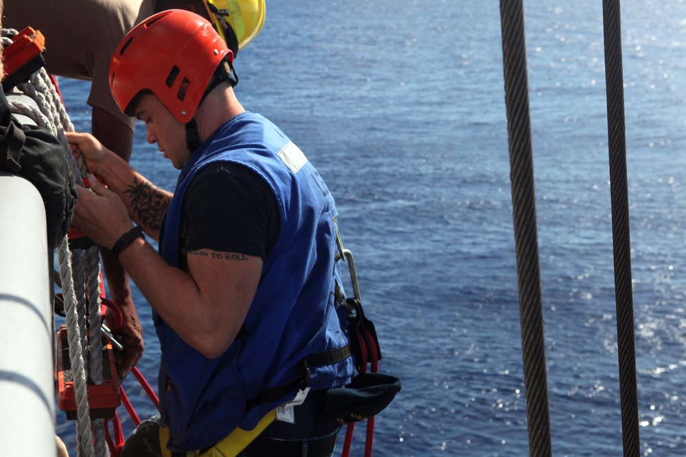 Sea Services team participates in maritime security with Pacific Island partners during KOA MOANA 15-3