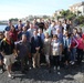 US service members, local Sicilian school clean historic beach