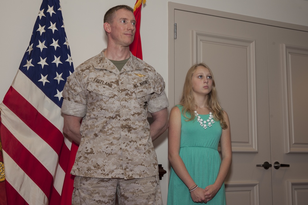 Lt. Col. Robert A. Freeland's Promotion Ceremony