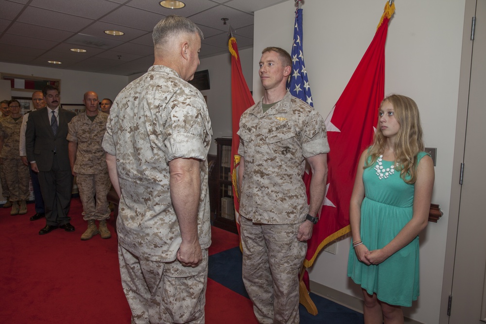 Lt. Col. Robert A. Freeland's Promotion Ceremony