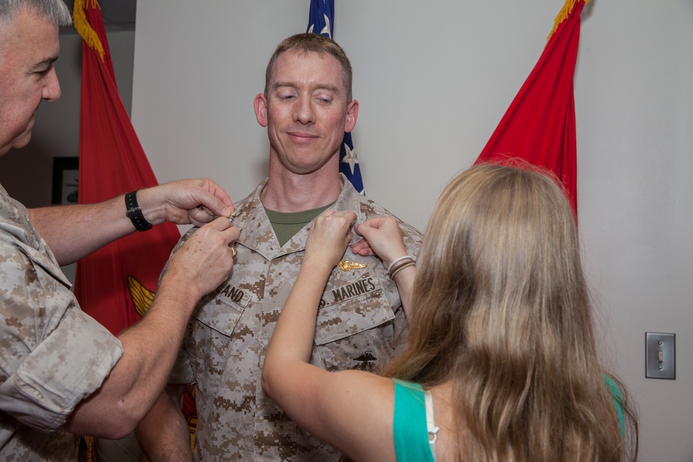 Lt. Col. Robert A. Freeland's Promotion Ceremony