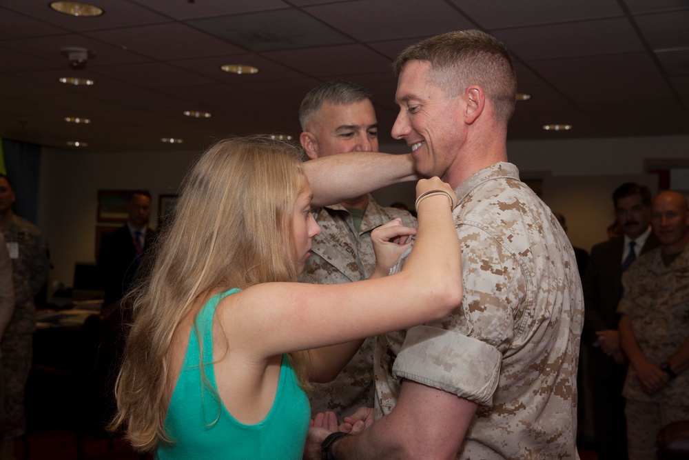 Lt. Col. Robert A. Freeland's Promotion Ceremony