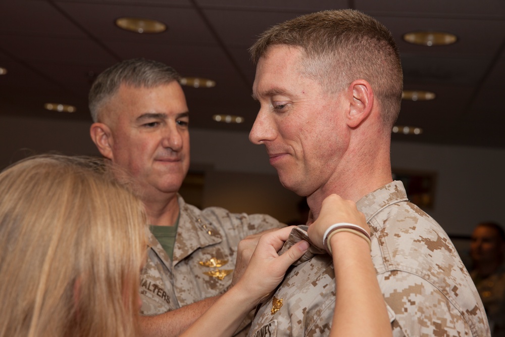 Lt. Col. Robert A. Freeland's Promotion Ceremony