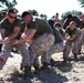 Marines, Sailors test their strength during the 2015 CFC Tug-of-War Tournament