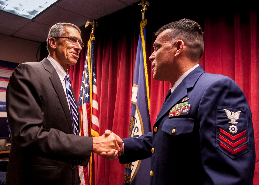 White House Office of National Drug Control Policy awards crew of Coast Guard Cutter Boutwell