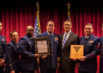 White House Office of National Drug Control Policy awards crew of Coast Guard Cutter Boutwell