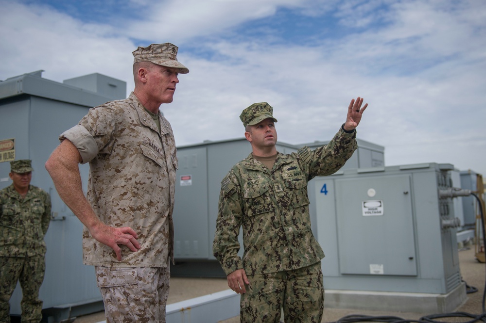 Pendleton commander visits Port Hueneme Seabees