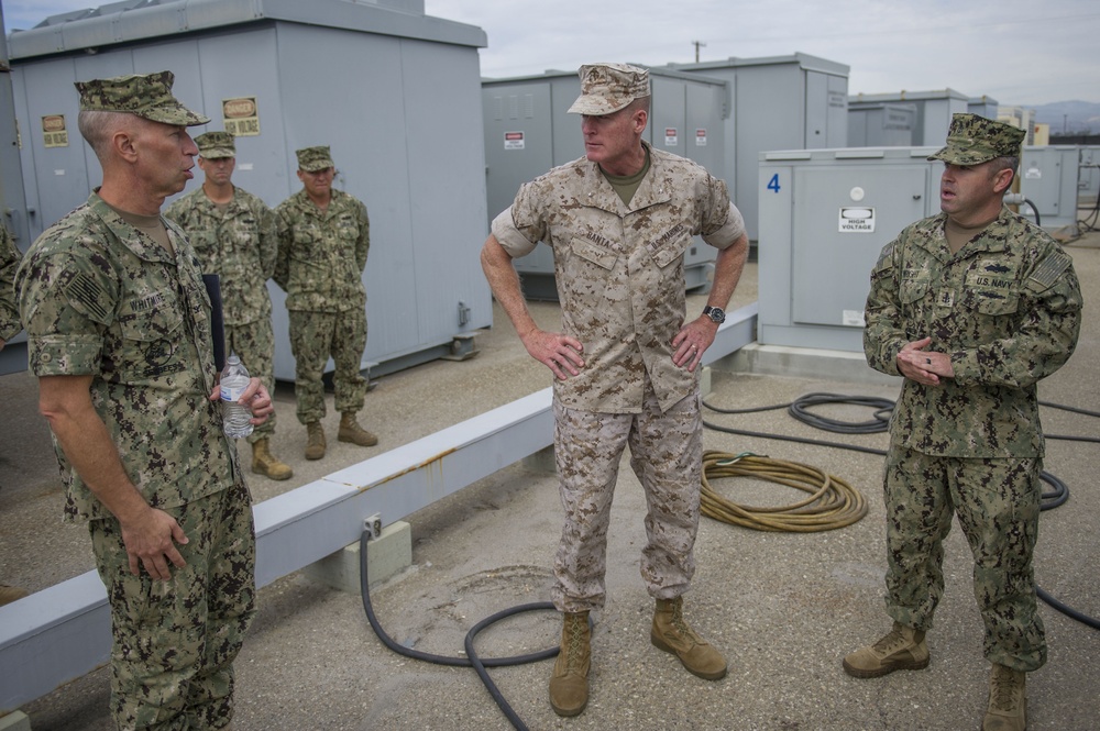 Pendleton commander visits Port Hueneme Seabees