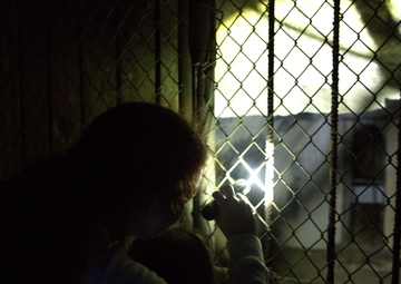 Families on Okinawa attend Marine Corps Community Services Spooky Sites Tour