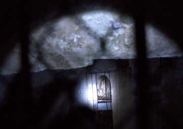 Families on Okinawa attend Marine Corps Community Services Spooky Sites Tour