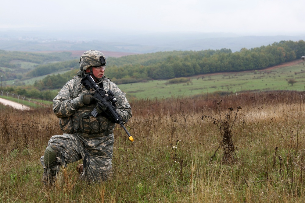 Basic leader course develops US Army leaders in Kosovo