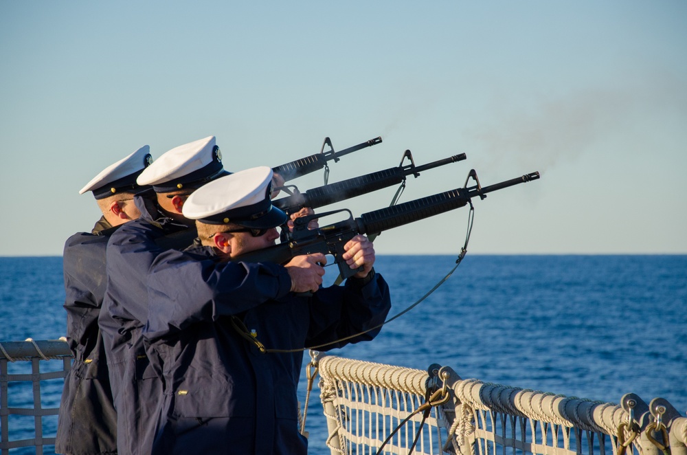 Coast Guard Cutter Campbell returns to port after North Atlantic Patrol