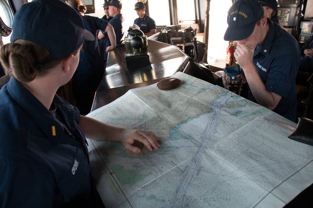 Coast Guard Cutter Campbell returns to port after North Atlantic Patrol