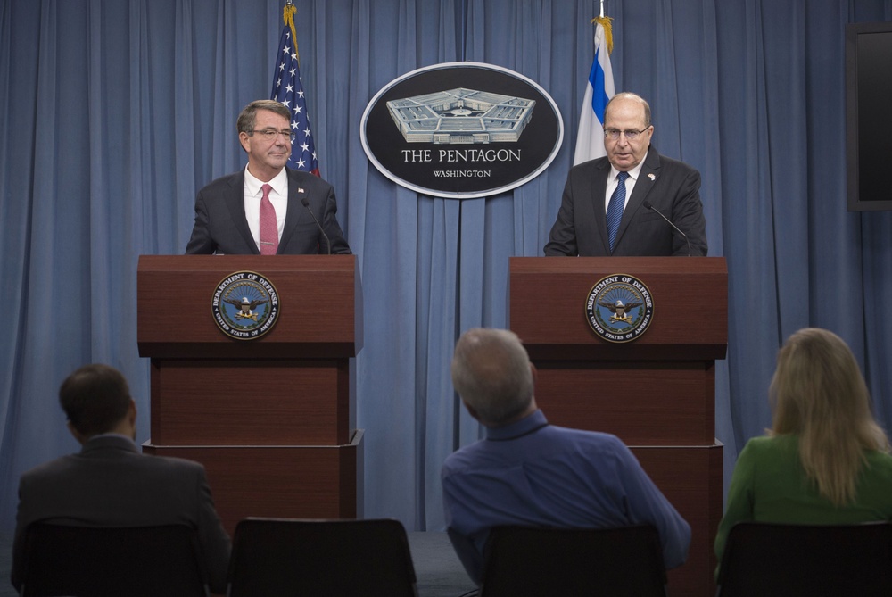 Secretary of defense, Israeli MoD press brief