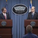 Secretary of defense and Israeli MoD press brief