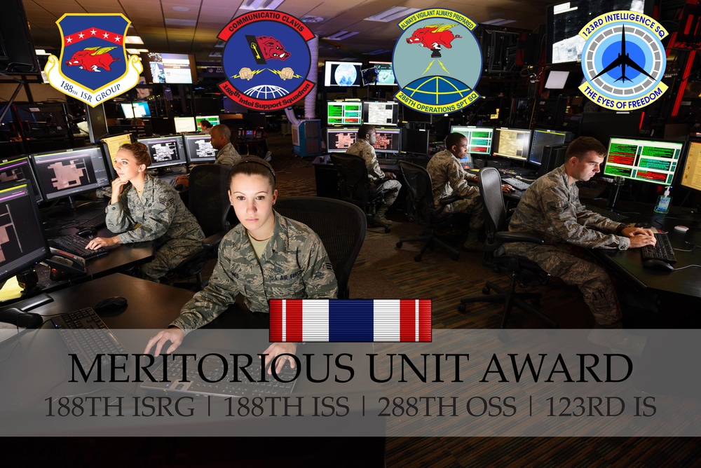 Four 188th intelligence units receive Meritorious Unit Award