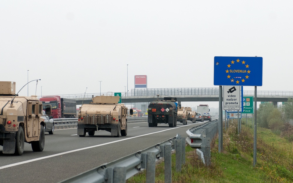 Bayonet Thrust Sky Soldiers reach Slovenian borders