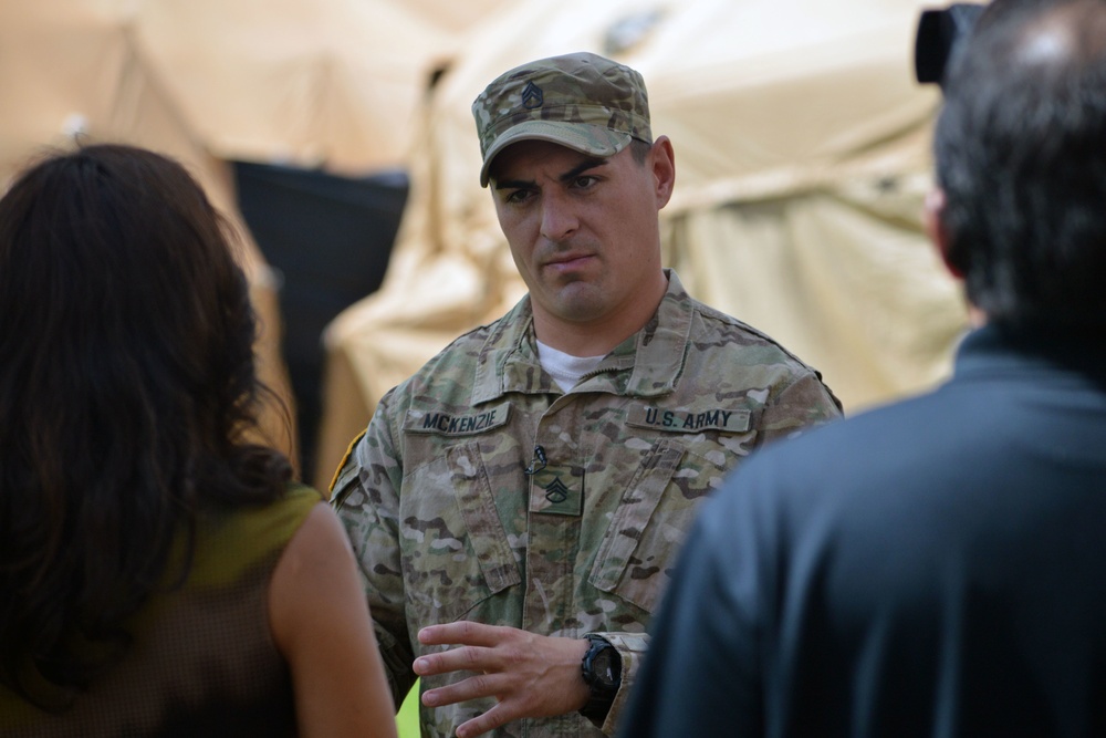 25th ID Soldier describes Afghanistan combat experience to media