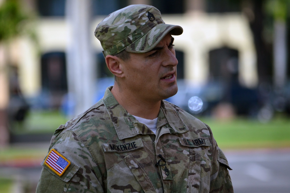 25th ID Soldier describes Afghanistan combat experience to media