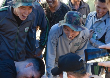 US, ROK Soldiers build friendship through sports