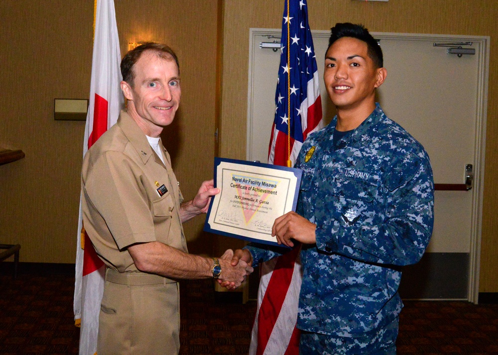Outstanding Physical Readiness Award at Naval Air Facility Misawa