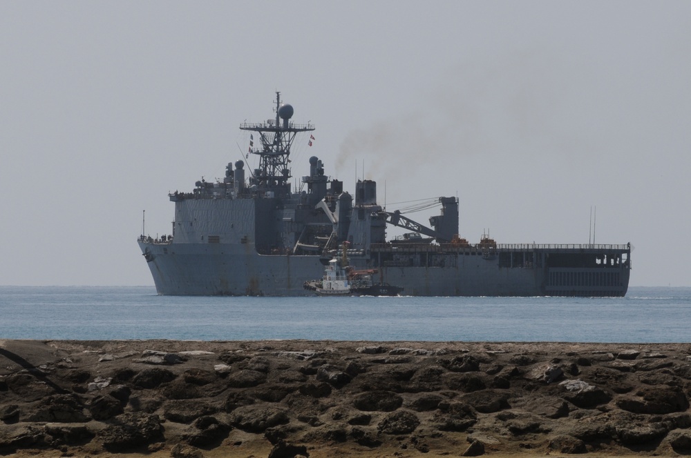 USS Germantown operations