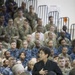 Vice Chief of Naval Operations Admiral Michelle Howard speaks during an all hands at Navy Opertional Suppport Center Atlanta