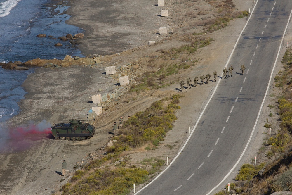 26th Marine Expeditionary Unit amphibious raid during Exercise Egemen