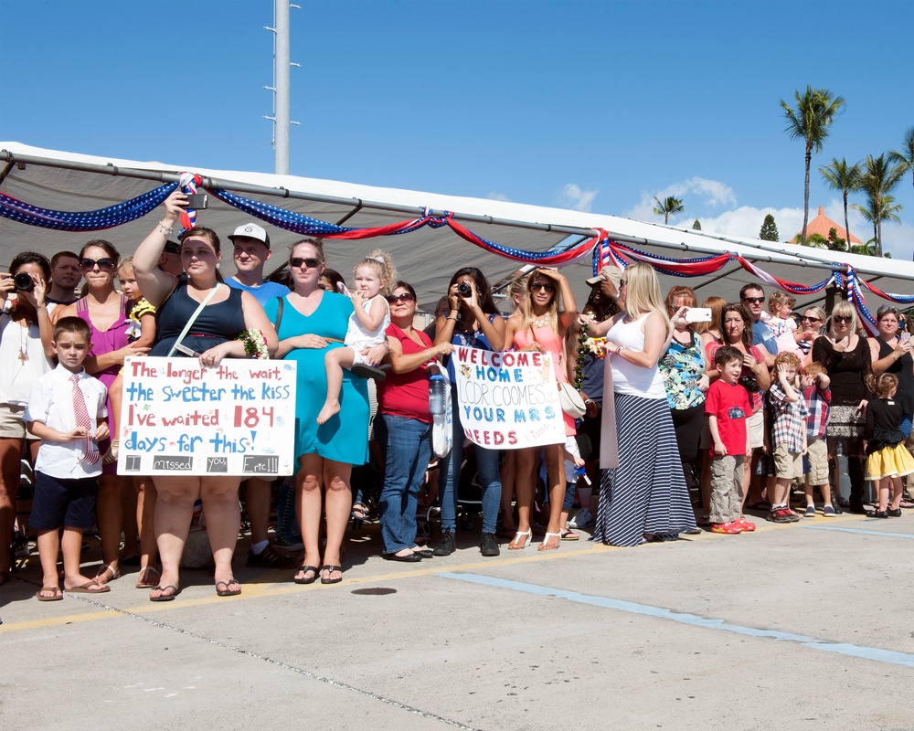 USS Santa Fe returns From Western Pacific deployment