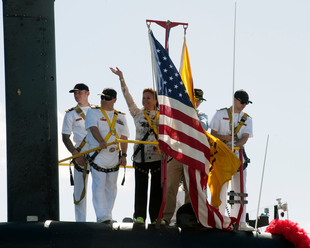 USS Santa Fe returns From Western Pacific deployment