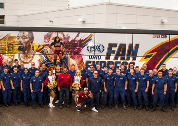 Cleveland Cavaliers throw surprise pizza party for Cleveland area Coast Guardsmen