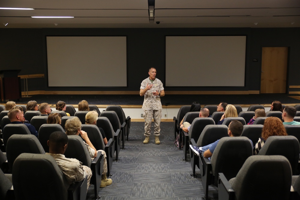 Marine Raiders enhance family resiliency, conduct suicide awareness training