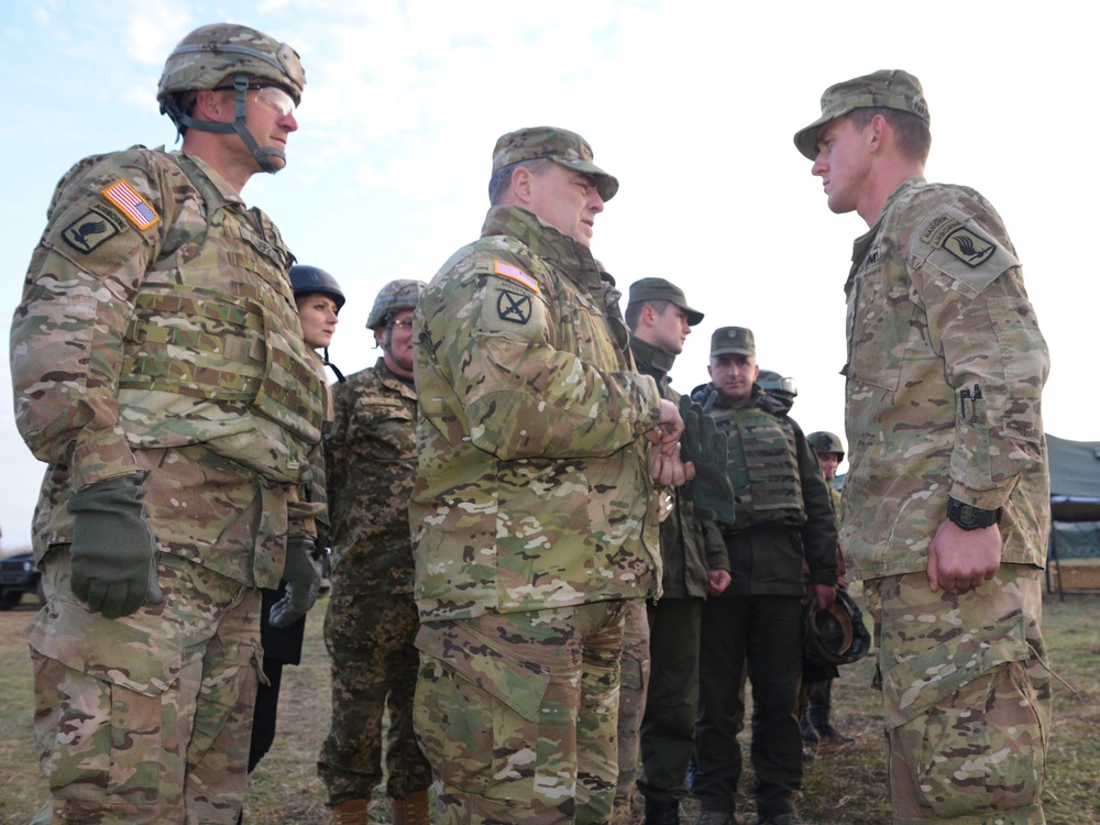US chief of staff of the Army visits Fearless Guardian training site