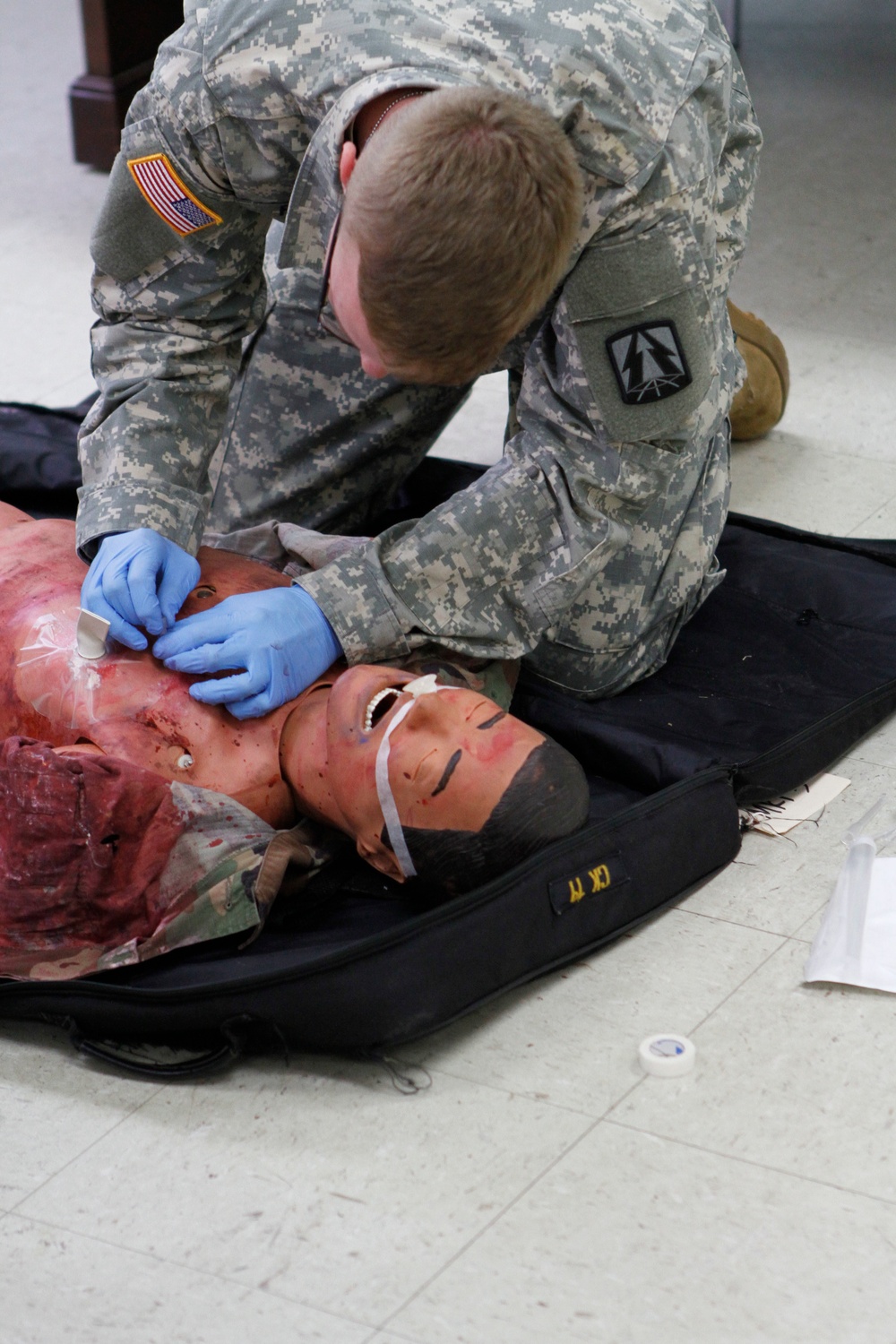 982nd Combat Camera Company (A) Soldiers conduct CLS training