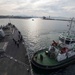 USS Farragut departs Marseille, France