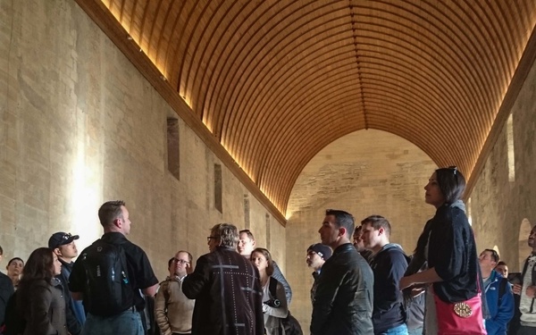 USS Farragut Sailors tour Palais de Papes