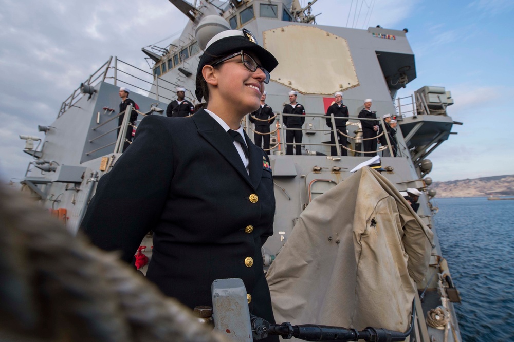 USS Farragut arrives in Marseille, France