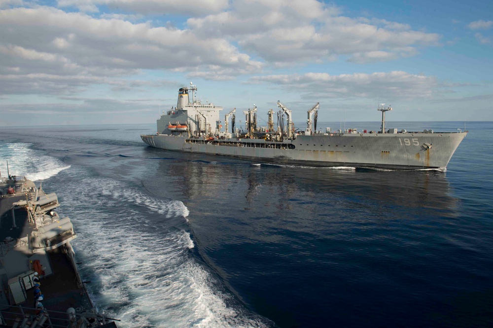 USS Donald Cook replenishment