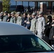 Dignified transfer ceremony for Maj. Phyllis Pelky