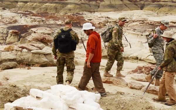 New Mexico National Guard airlifts dinosaur fossils