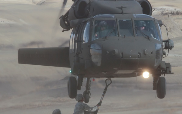 New Mexico National Guard airlifts dinosaur fossils