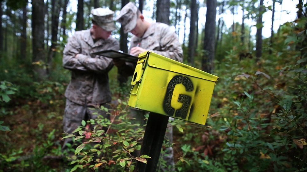 Finding their way: Marines with Motor Trans Co. conduct land nav