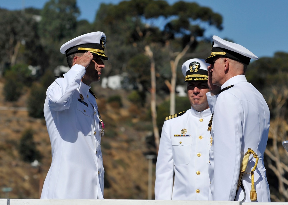 USS Hampton (SSN 767) change of command