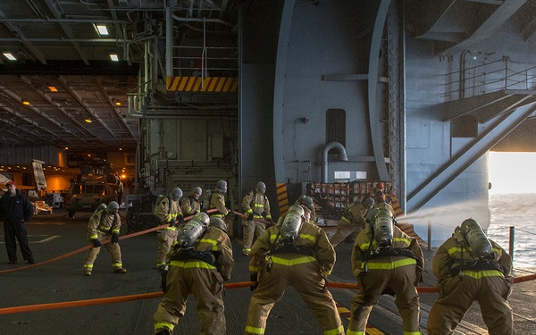 USS George Washington general quarters drill