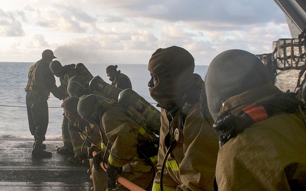 USS George Washington general quarters drill