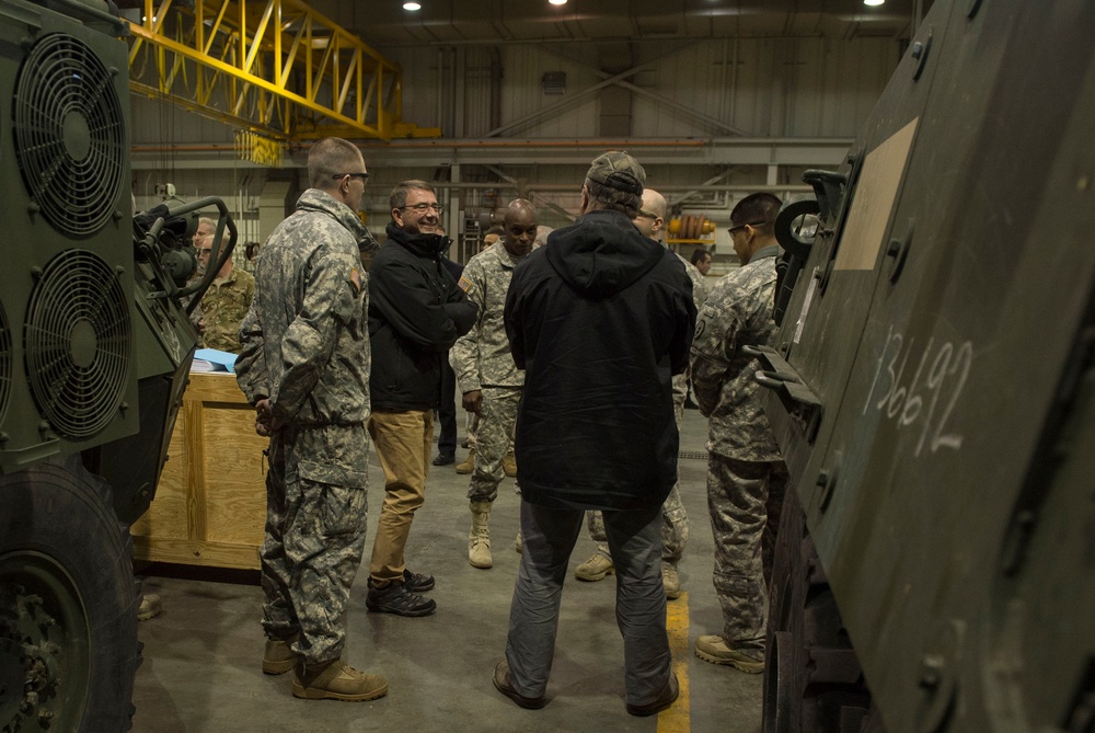 Secretary of defense visits Fort Wainwright